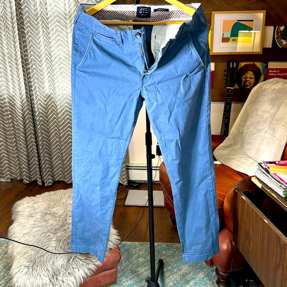 Slim Fit Ben Sherman blue chinos - Picture 1 of 4